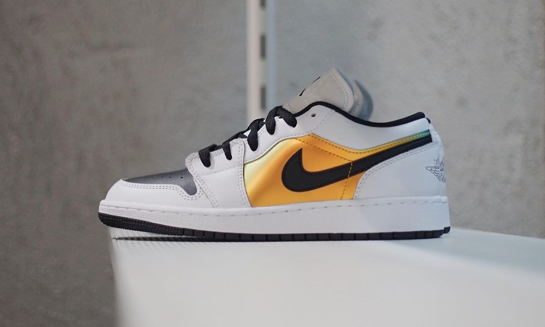 2021年 発売！ナイキ GS エア ジョーダン 1 ロー SE “ホワイト/ブラック/メタリックゴールド” (NIKE GS AIR JORDAN 1 LOW SE “White/Black/Metallic Gold”) [CV9844-109]