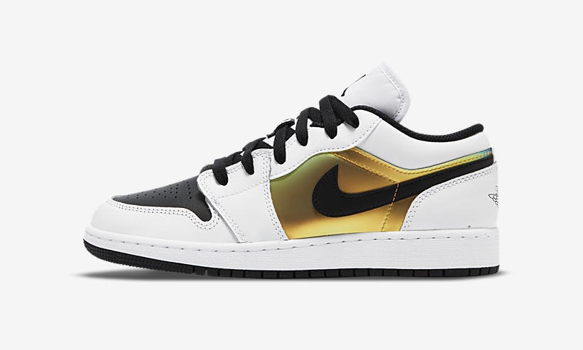 2021年 発売！ナイキ GS エア ジョーダン 1 ロー SE “ホワイト/ブラック/メタリックゴールド” (NIKE GS AIR JORDAN 1 LOW SE “White/Black/Metallic Gold”) [CV9844-109]