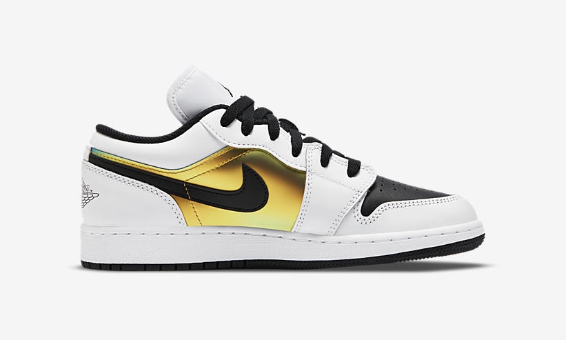 2021年 発売！ナイキ GS エア ジョーダン 1 ロー SE “ホワイト/ブラック/メタリックゴールド” (NIKE GS AIR JORDAN 1 LOW SE “White/Black/Metallic Gold”) [CV9844-109]