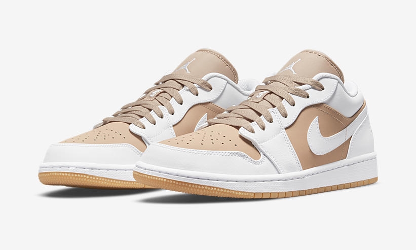 2021年 発売！ナイキ エア ジョーダン 1 ロー “ホワイト/タン” (NIKE AIR JORDAN 1 LOW “White/Tan") [DN6999-100]