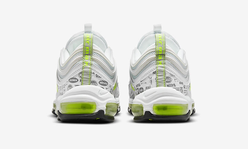 【国内 7/29 発売】ナイキ エア マックス 97 “リフレクティブロゴ/ホワイト/ボルト” (NIKE AIR MAX 97 “Reflective Logo/White/Volt”) [DH0006-100]