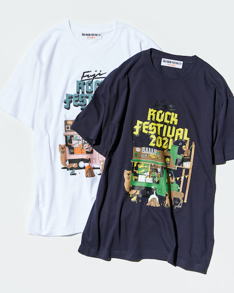 フジロック 21 × ビームス コラボTEEが 7/11 まで先行 (FUJI ROCK FESTIVAL 2021 BEAMS T)