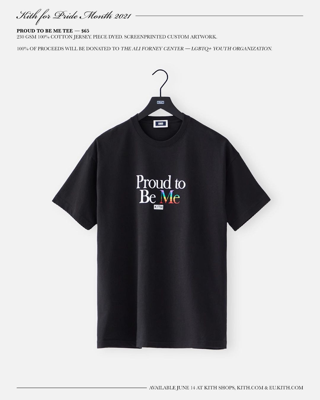 KITH FOR PRIDE MONTH 2021 TEEが6/14 発売 (キス)