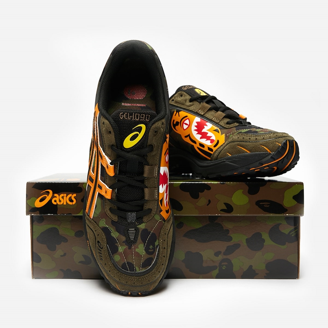 8/22 発売予定！A BATHING APE × ASICS GEL-1090 “Camo” (ア ベイシング エイプ アシックス ゲル-1090 “カモ”)