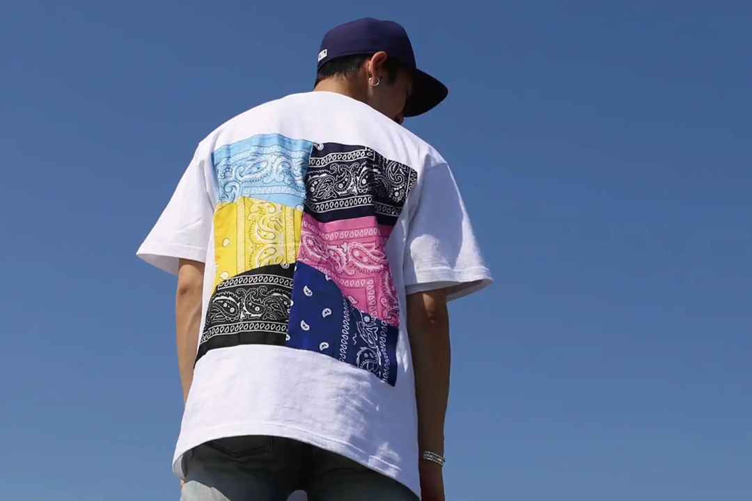 6/14 発売！atmos REMAKE BANDANA TEE / SWEAT SHORT (アトモス リメイク バンダナ)