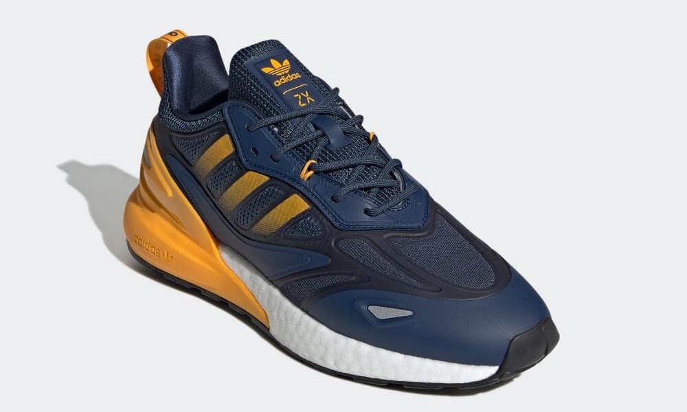 6/16 発売！adidas Originals ZX 2K BOOST 2.0 “Crew Blue/Semi Solar Gold” (アディダス オリジナルス ゼットエックス 2K ブースト 2.0 “クルーブルー/セミソーラーゴールド”) [GZ7733]