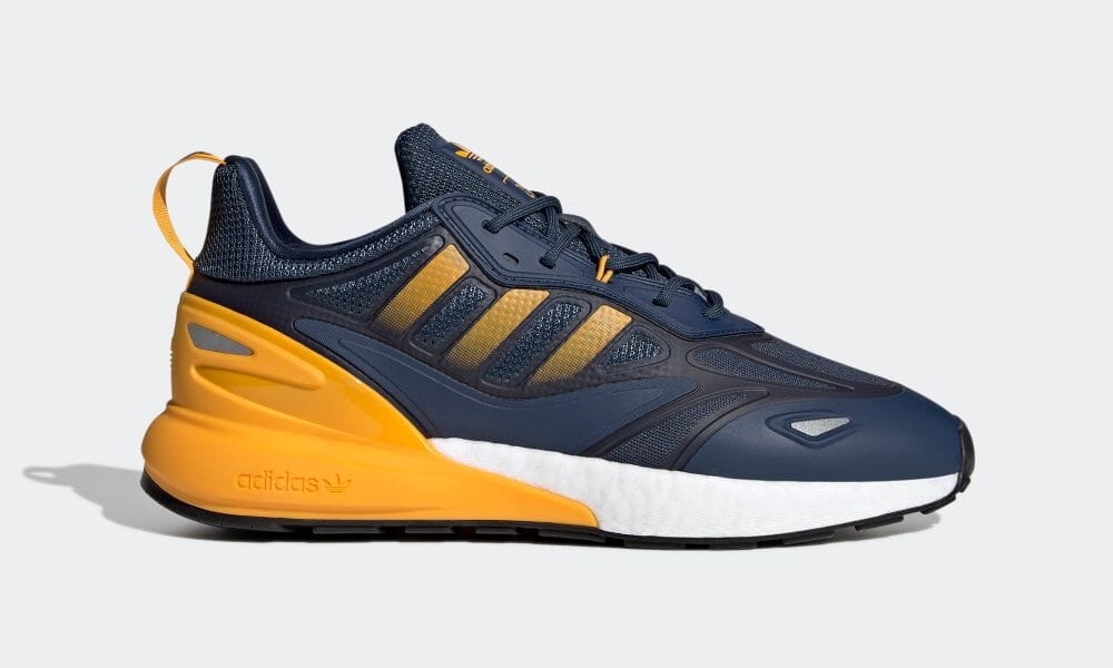 6/16 発売！adidas Originals ZX 2K BOOST 2.0 “Crew Blue/Semi Solar Gold” (アディダス オリジナルス ゼットエックス 2K ブースト 2.0 “クルーブルー/セミソーラーゴールド”) [GZ7733]