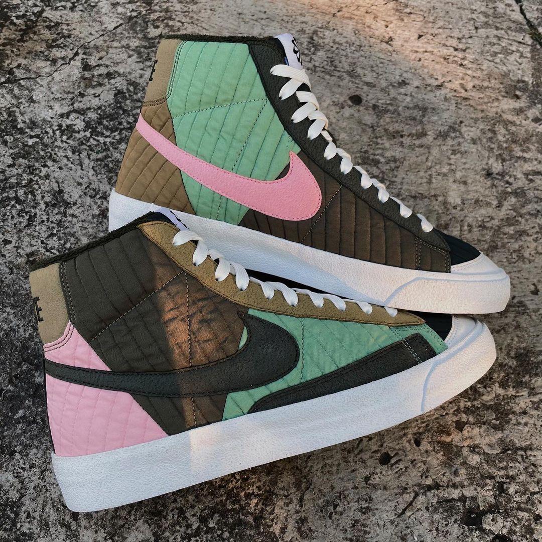 2021年 発売予定！ナイキ ブレーザー ミッド “ブラック/グリーン/ピンク” (NIKE BLAZER MID “Black/Green/Pink”)