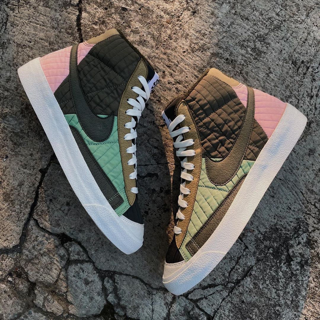 2021年 発売予定！ナイキ ブレーザー ミッド “ブラック/グリーン/ピンク” (NIKE BLAZER MID “Black/Green/Pink”)