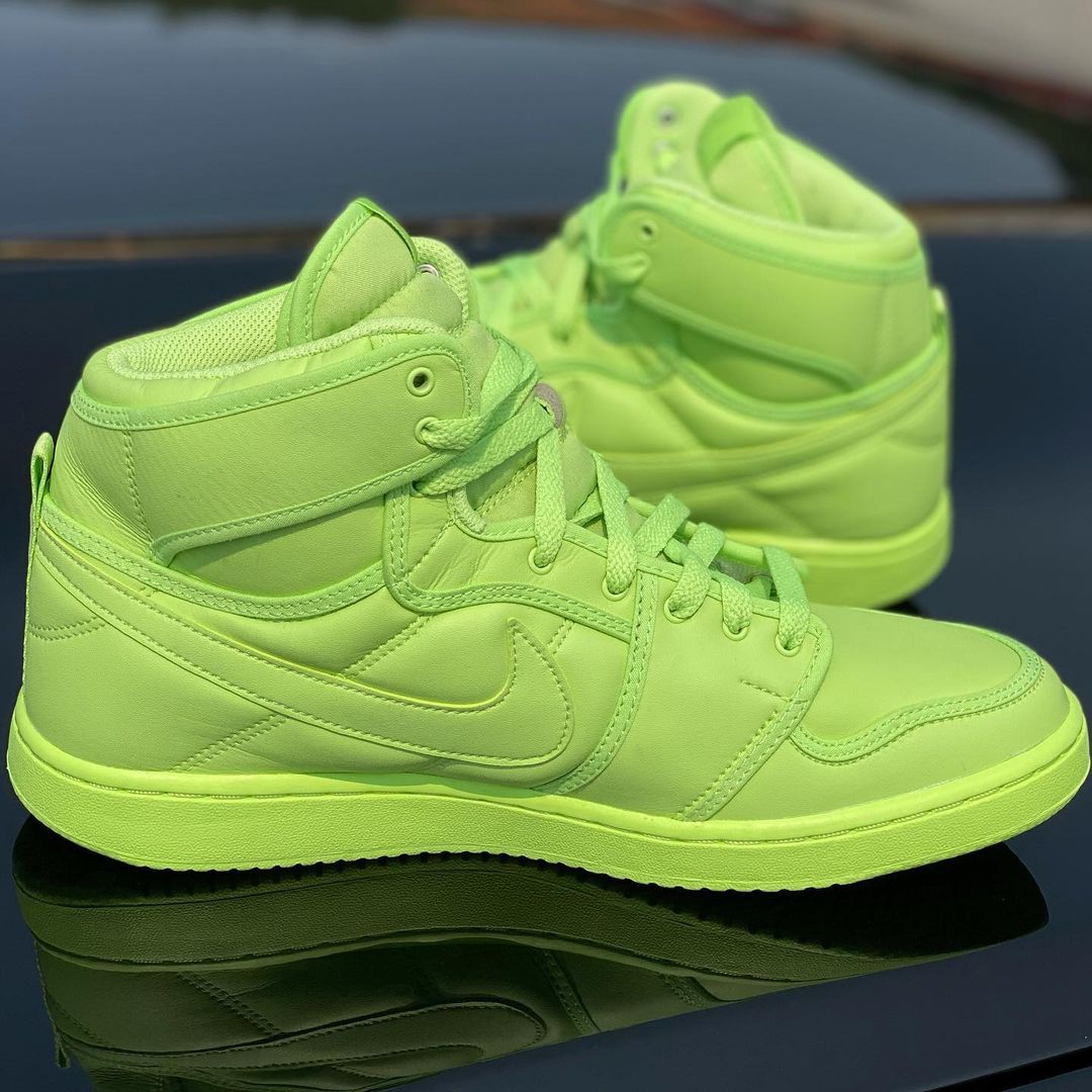 【国内 9/30 発売】ビリー・アイリッシュ × ナイキ エア ジョーダン 1 ハイ KO “ボルト” (Billie Eilish NIKE AIR JORDAN 1 HIGH KO “Volt”) [DN2857-330]