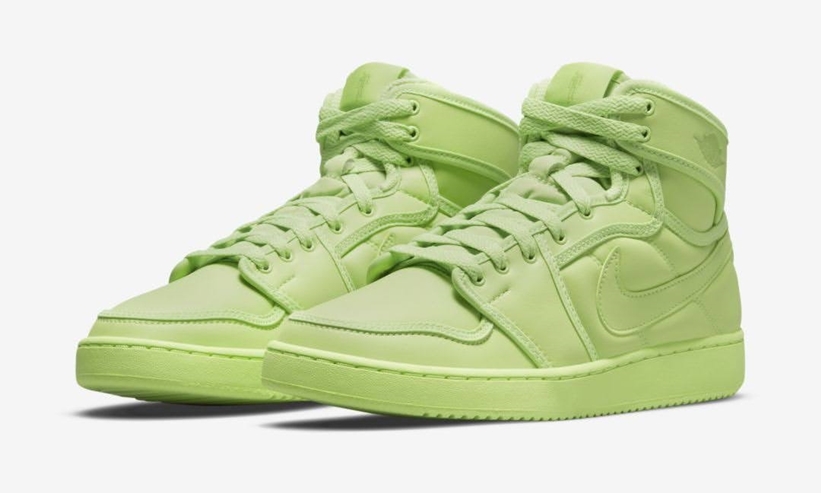 【国内 9/30 発売】ビリー・アイリッシュ × ナイキ エア ジョーダン 1 ハイ KO “ボルト” (Billie Eilish NIKE AIR JORDAN 1 HIGH KO “Volt”) [DN2857-330]