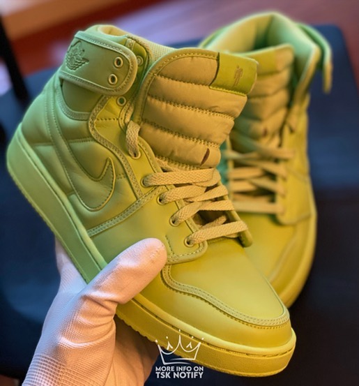 【国内 9/30 発売】ビリー・アイリッシュ × ナイキ エア ジョーダン 1 ハイ KO “ボルト” (Billie Eilish NIKE AIR JORDAN 1 HIGH KO “Volt”) [DN2857-330]