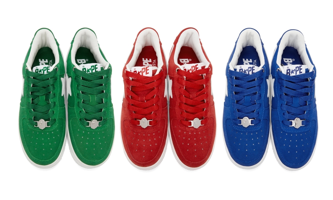 スエード素材を使用したのBAPE STA 新作が発売 (A BATHING APE ア ベイシング エイプ)