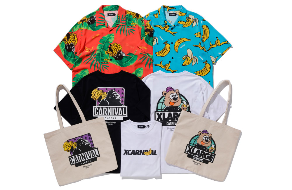 XLARGE × CARNIVAL コラボレーションカプセルコレクションが6/19 発売 (エクストララージ カーニバル)