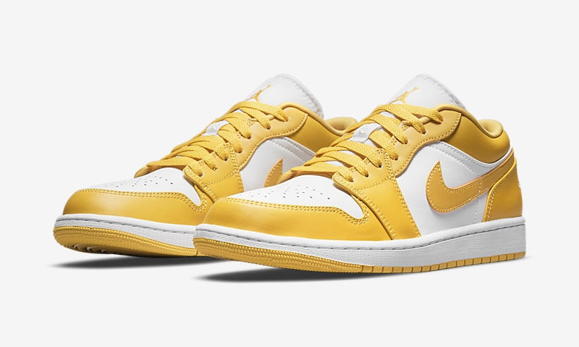 【国内 8/31 発売予定】ナイキ エア ジョーダン 1 ロー “イエロー/ホワイト” (NIKE AIR JORDAN 1 LOW “Pollen/White”) [553558-171]