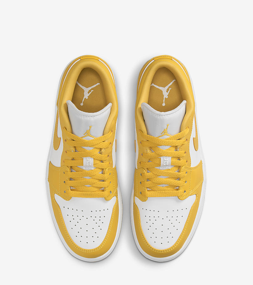 【国内 8/31 発売予定】ナイキ エア ジョーダン 1 ロー “イエロー/ホワイト” (NIKE AIR JORDAN 1 LOW “Pollen/White”) [553558-171]