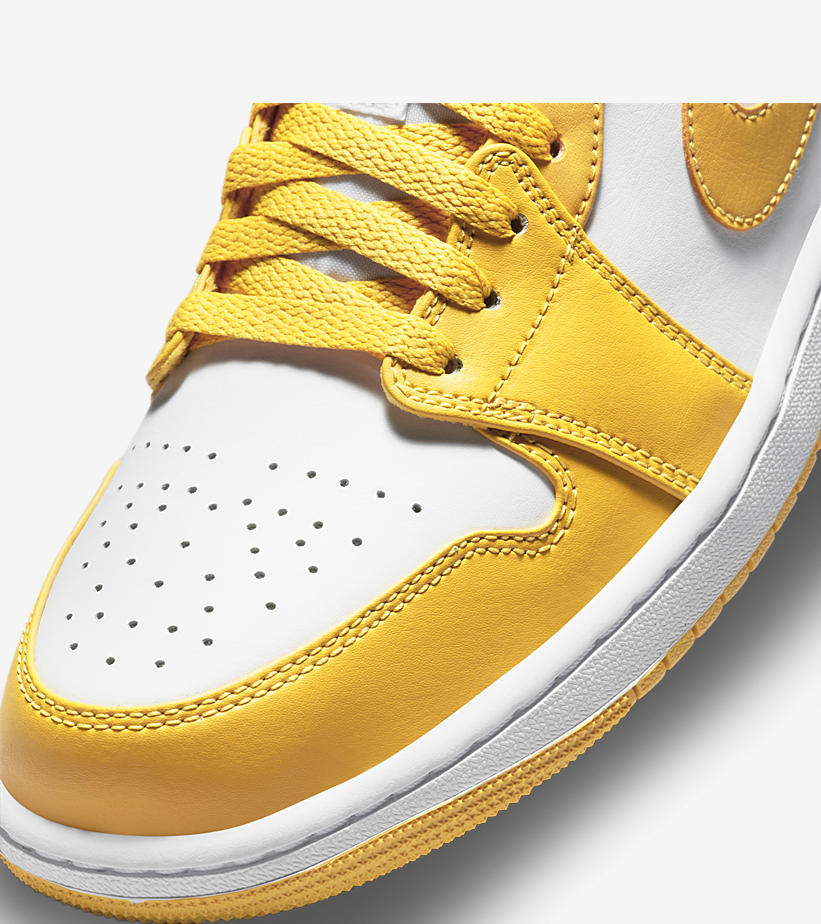 【国内 8/31 発売予定】ナイキ エア ジョーダン 1 ロー “イエロー/ホワイト” (NIKE AIR JORDAN 1 LOW “Pollen/White”) [553558-171]