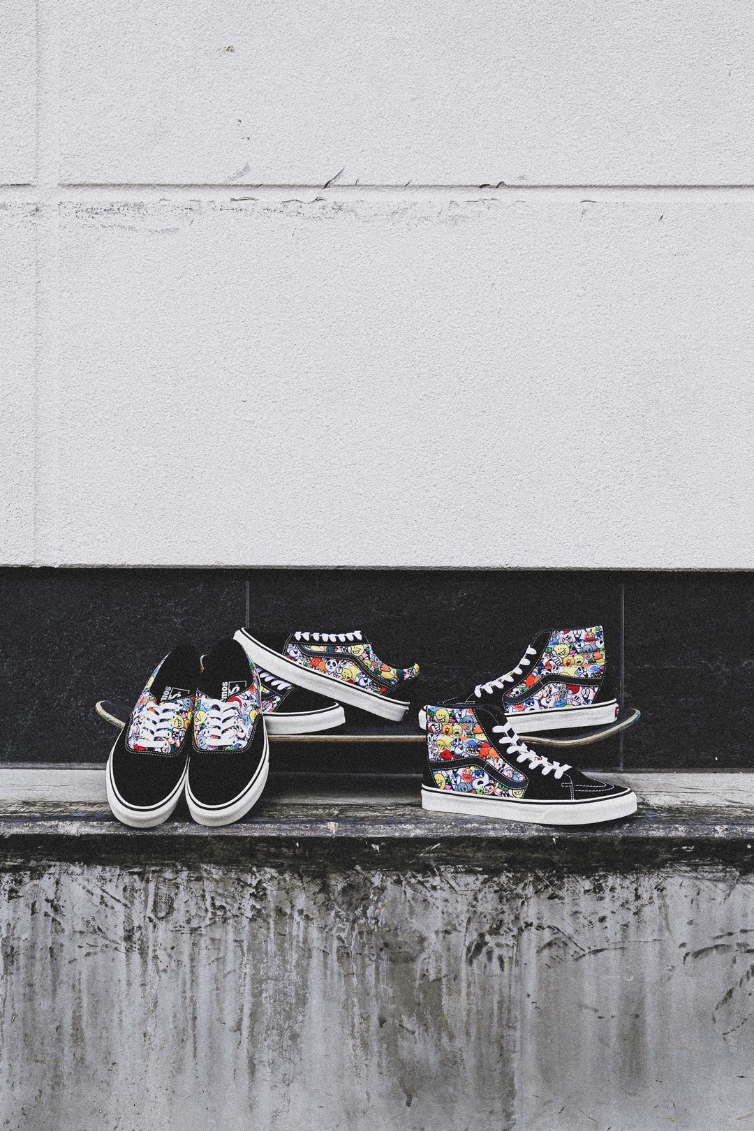 6/26 発売！「atmos」x「VANS」との初となるコラボーレーション ！VANS JP OLD SKOOL/SK8-HI/AUTHENTIC “EMOJI PACK” (バンズ オールドスクール/スケートハイ/オーセンティック “絵文字パック”)