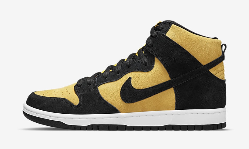 【国内 7/2、7/3 発売】ナイキ SB ダンク ハイ “リバースアイオア/ブラック/ゴールド” (NIKE SB DUNK HIGH “Reverse Iowa/Black/Gold”) [DB1640-001]