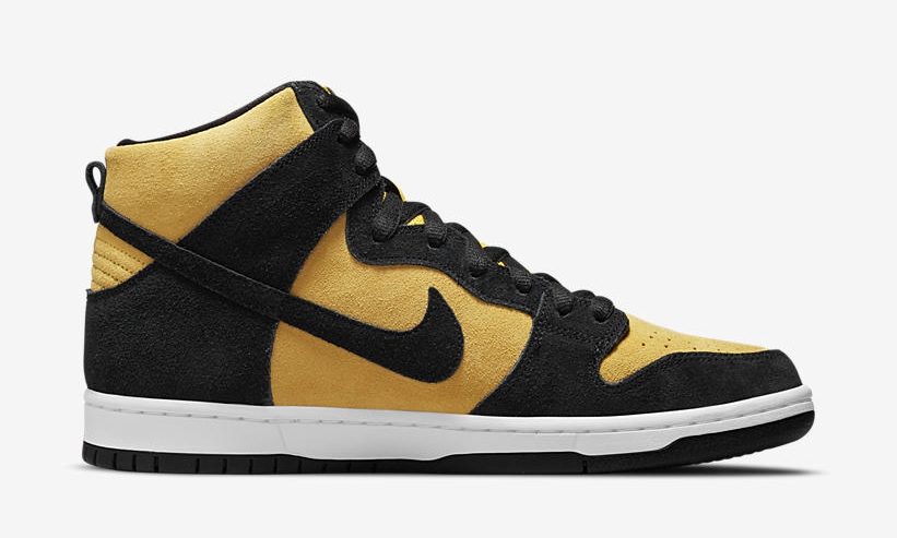 【国内 7/2、7/3 発売】ナイキ SB ダンク ハイ “リバースアイオア/ブラック/ゴールド” (NIKE SB DUNK HIGH “Reverse Iowa/Black/Gold”) [DB1640-001]