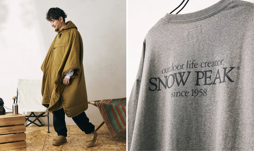 Snow Peak × JOURNAL STANDARD relume 2021 FALL 別注 コレクションが10月中旬発売 (スノーピーク ジャーナルスタンダード)