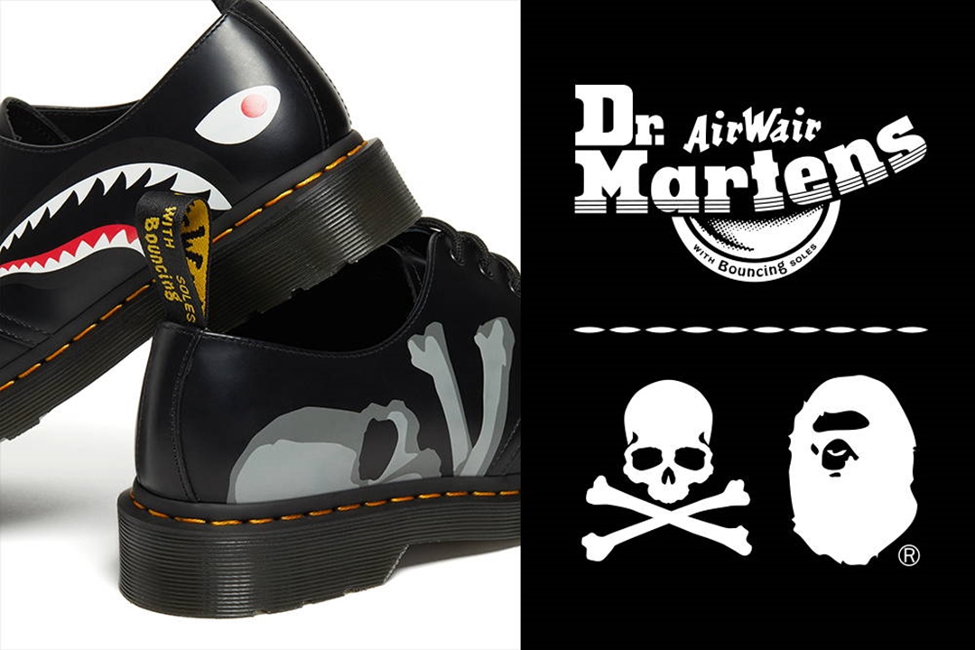 【6/26 発売予定】Dr.Martens × A BATHING APE x mastermind JAPAN ​(ドクターマーチン ア ベイシング エイプ マスターマインド ジャパン)