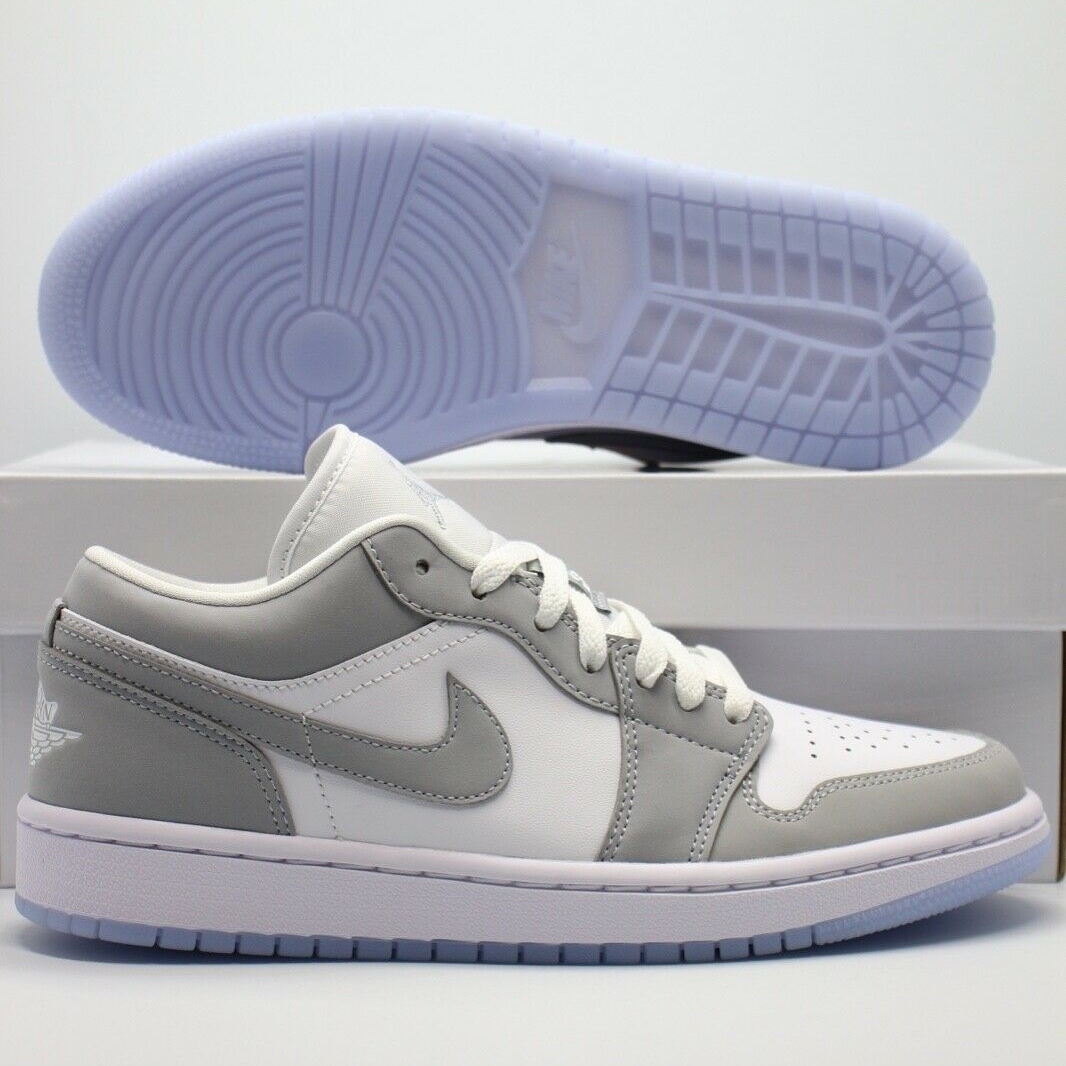 【2024年 リストック】ナイキ ウィメンズ エア ジョーダン 1 ロー “ホワイト/ウルフグレー” (NIKE WMNS AIR JORDAN 1 LOW “White/Wolf Grey”) [DC0774-105]