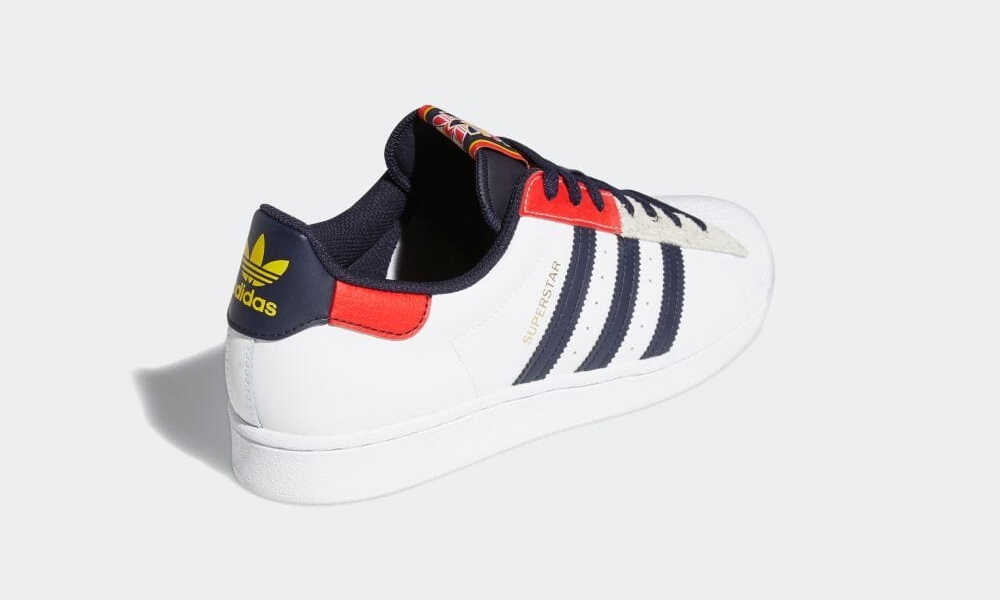 6/24 発売！伝統のディテールにモダンなカラーを組み合わせた adidas Originals SUPERSTAR “White/Legend Ink/Red” (アディダス オリジナルス スーパースター “ホワイト/レジェンドインク/レッド”) [H05250]