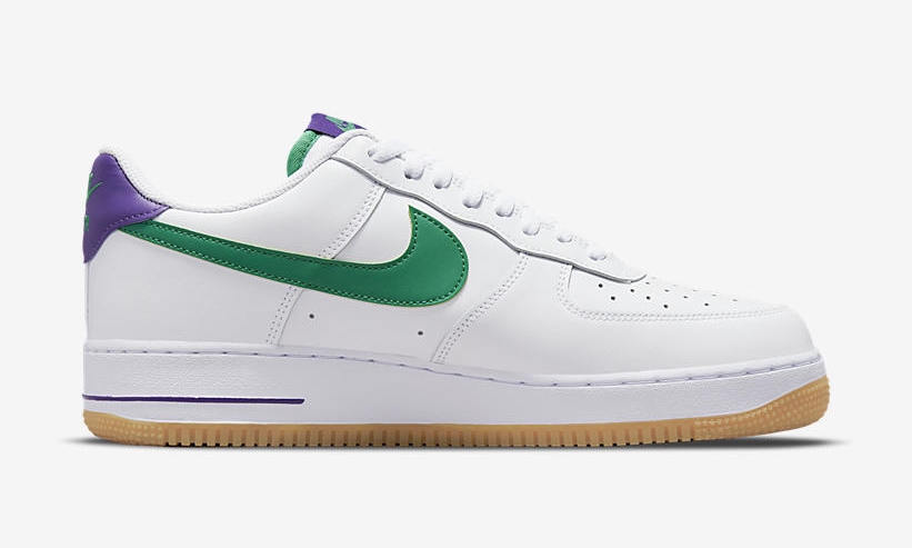 2021年 発売予定！ナイキ エア フォース 1 ロー “ホワイト/グリーン/パープル” (NIKE AIR FORCE 1 LOW “White/Green/Purple”) [DO1156-100]