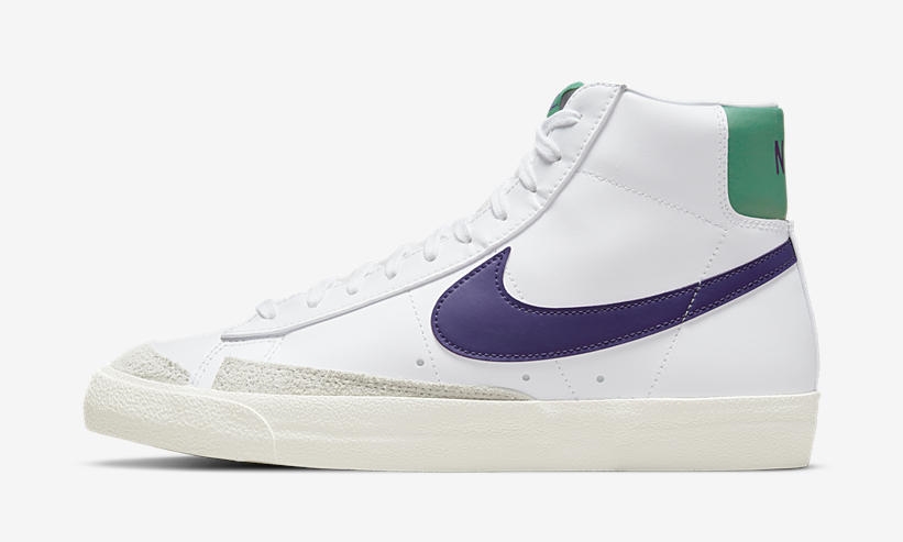 2021年 発売予定！ナイキ ブレーザー ミッド “ホワイト/グリーン/パープル” (NIKE BLAZER MID “White/Green/Purple”) [DO1157-100]