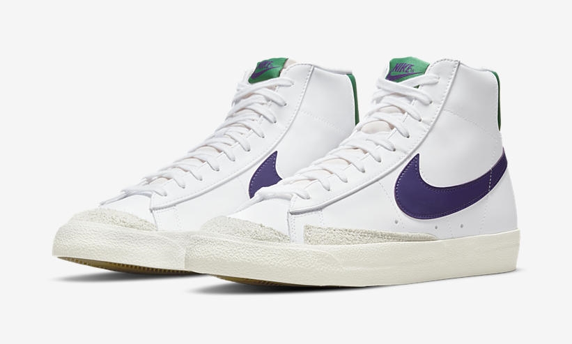 2021年 発売予定！ナイキ ブレーザー ミッド “ホワイト/グリーン/パープル” (NIKE BLAZER MID “White/Green/Purple”) [DO1157-100]