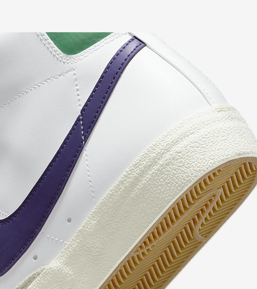 2021年 発売予定！ナイキ ブレーザー ミッド “ホワイト/グリーン/パープル” (NIKE BLAZER MID “White/Green/Purple”) [DO1157-100]