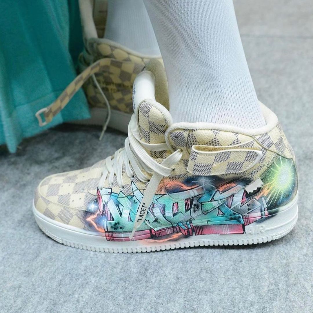 【国内 7/19 発売】Louis Vuitton 2022 S/S × NIKE AIR FORCE 1 LOW/MID/HIGH (ルイ・ヴィトン ナイキ エア フォース 1 ロー/ミッド/ハイ)