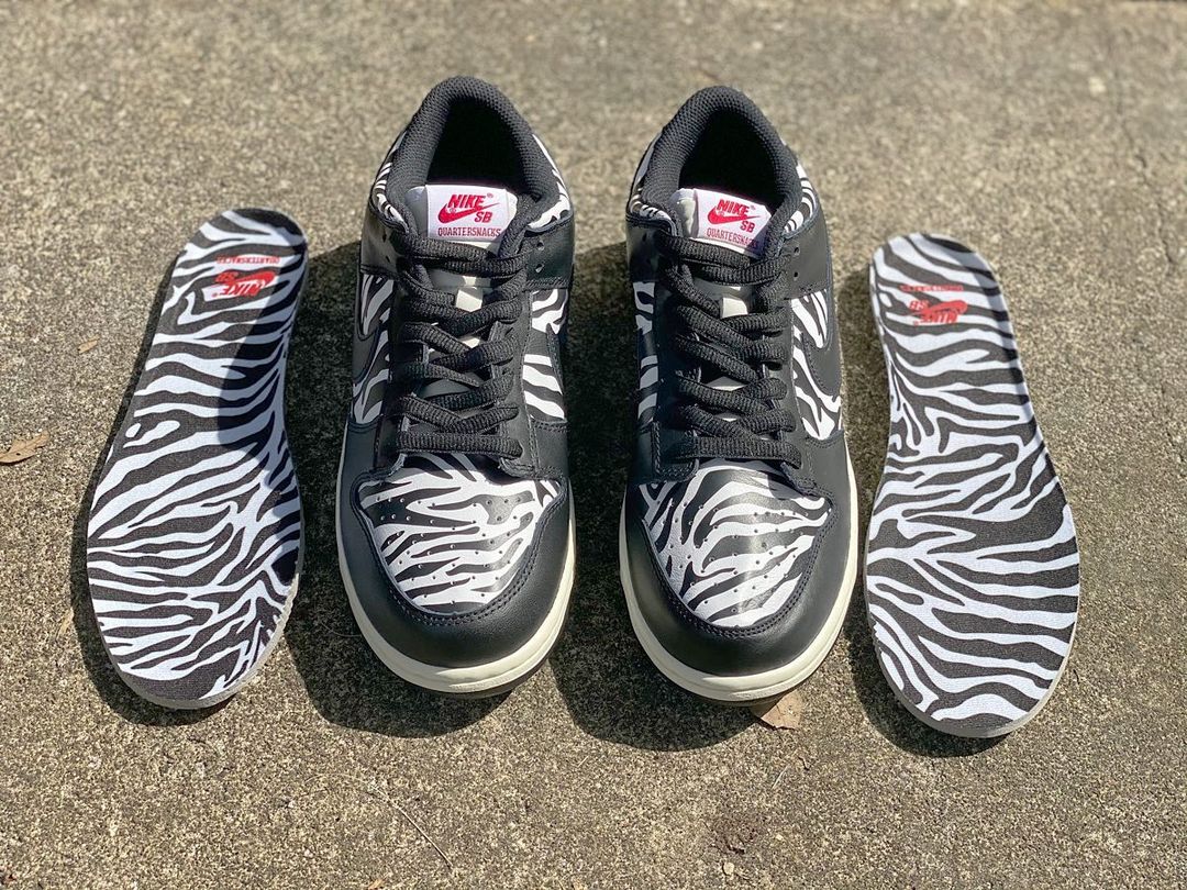 【国内 9/1 発売】クウォーター スナックス × ナイキ SB ダンク ロー “ゼブラ” (QUARTERSNACKS NIKE SB DUNK LOW “Zebra”) [DM3510-001]