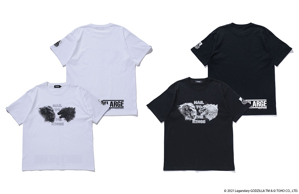 XLARGE × BOUNTY HUNTER × GODZILLA vs. KONG コラボレーションが7/2 発売 (エクストララージ バウンティーハンター ゴジラ キングコング)