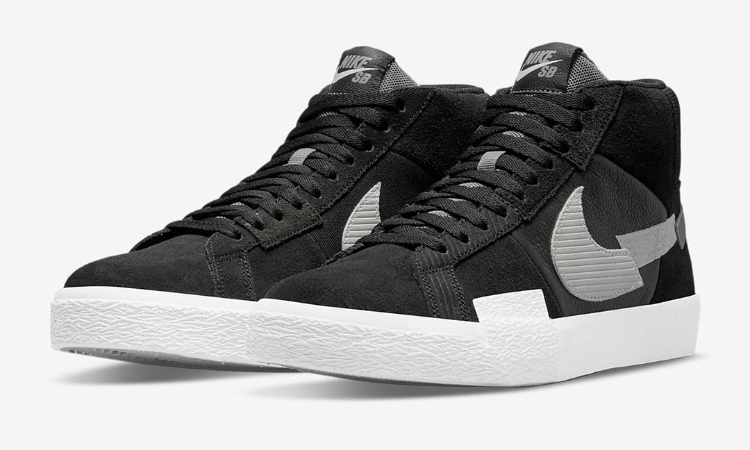 【国内 7/1 発売】ナイキ SB ブレーザー ミッド プレミアム “ブラック/ウルフグレー” (NIKE SB BLAZER MID PREMIUM “Black/Wolf Grey”) [DA8854-001]