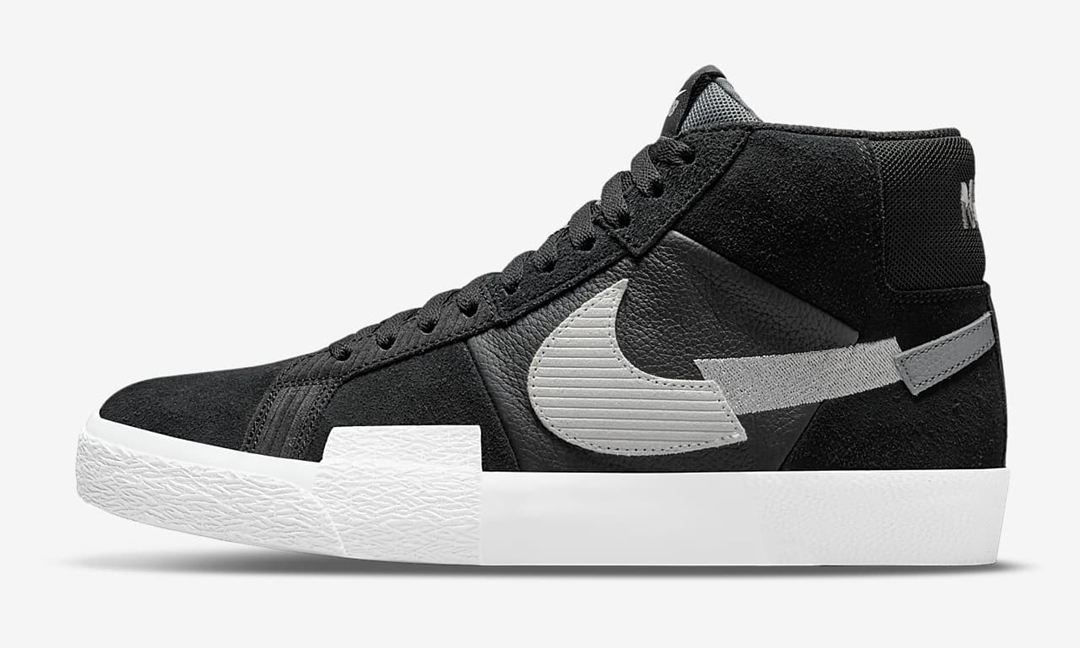 【国内 7/1 発売】ナイキ SB ブレーザー ミッド プレミアム “ブラック/ウルフグレー” (NIKE SB BLAZER MID PREMIUM “Black/Wolf Grey”) [DA8854-001]