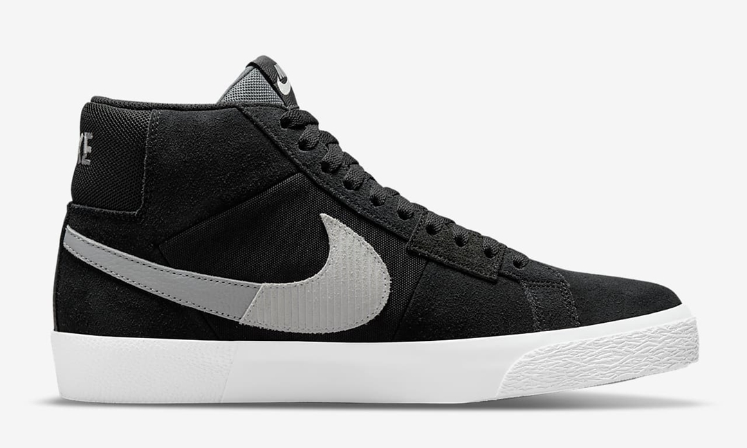 【国内 7/1 発売】ナイキ SB ブレーザー ミッド プレミアム “ブラック/ウルフグレー” (NIKE SB BLAZER MID PREMIUM “Black/Wolf Grey”) [DA8854-001]