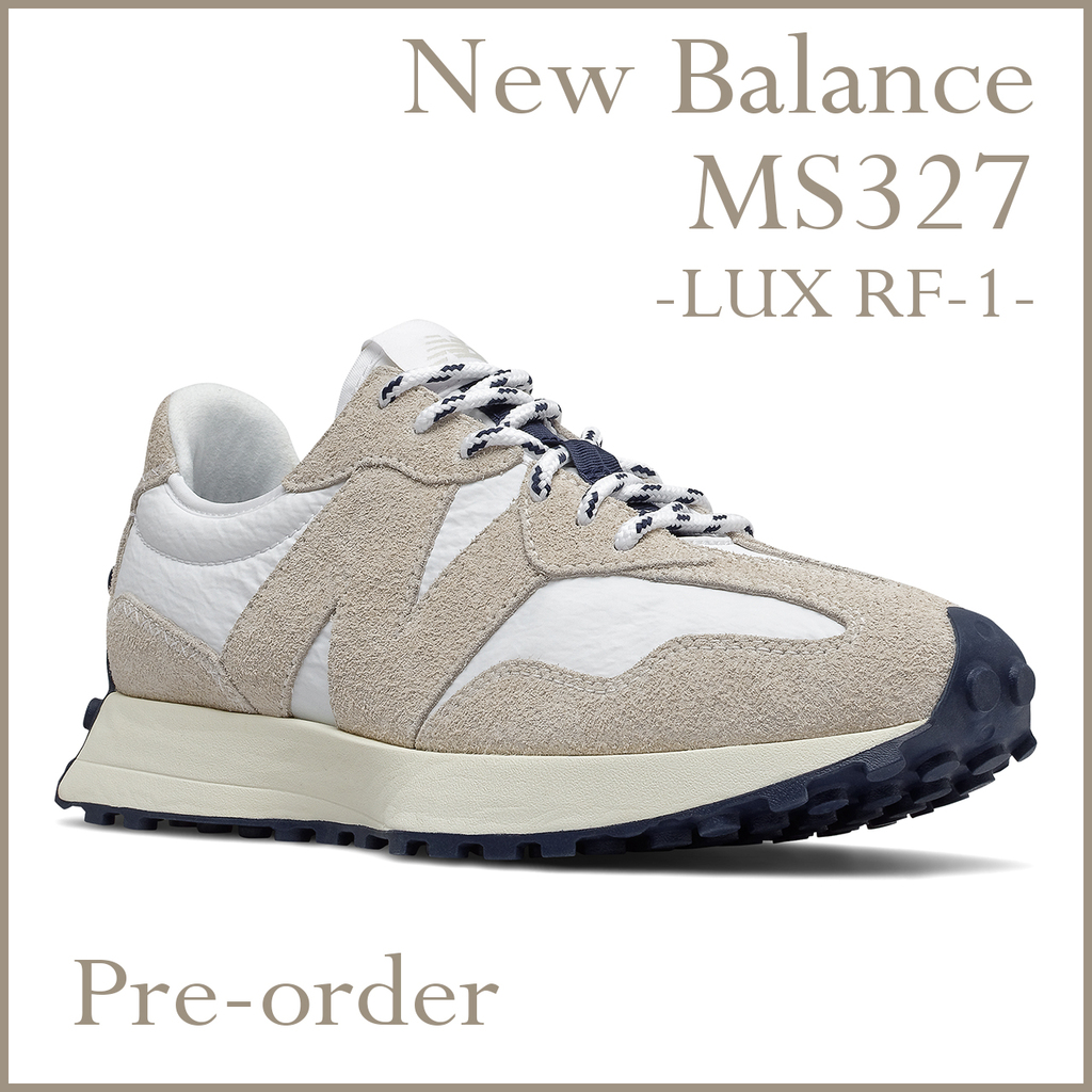 【国内 7/8 発売】New Balance MS327 LUX RF1 (ニューバランス “ホワイト/グレー”)
