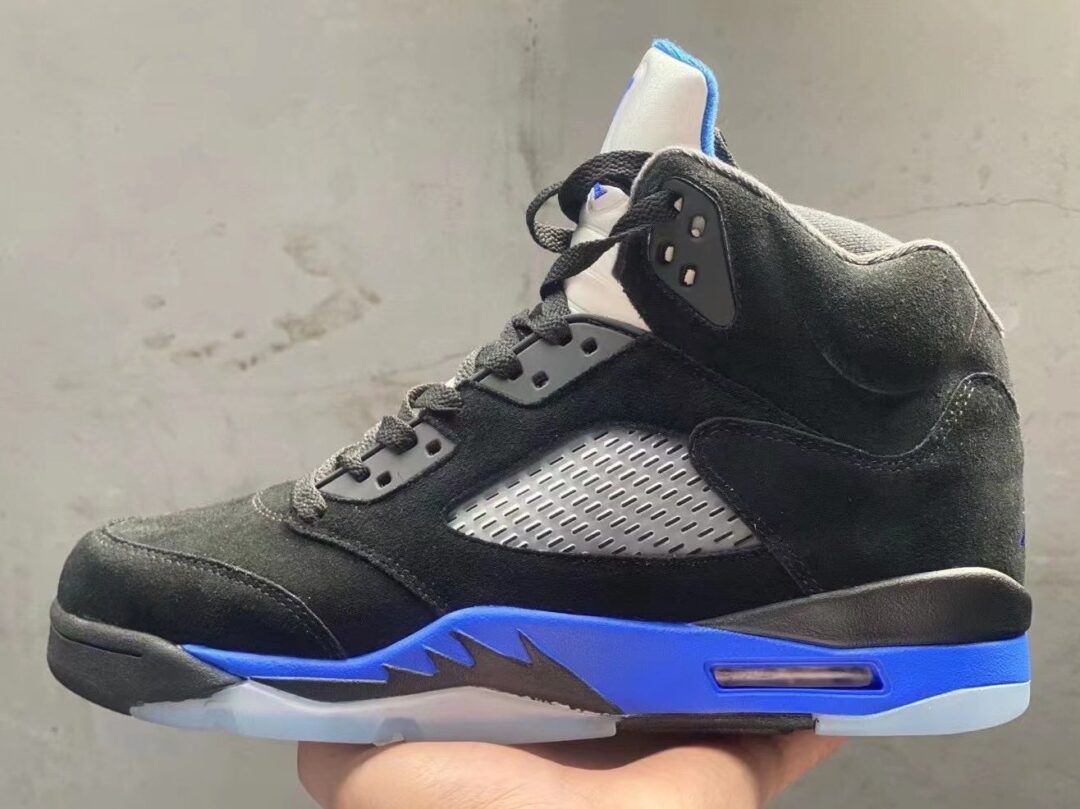 【国内 2/17 発売】ナイキ エア ジョーダン 5 レトロ “ブラック/レーサーブルー” (NIKE AIR JORDAN 5 RETRO “Black/Racer Blue”) [CT4838-004]