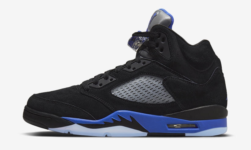 【国内 2/17 発売】ナイキ エア ジョーダン 5 レトロ “ブラック/レーサーブルー” (NIKE AIR JORDAN 5 RETRO “Black/Racer Blue”) [CT4838-004]