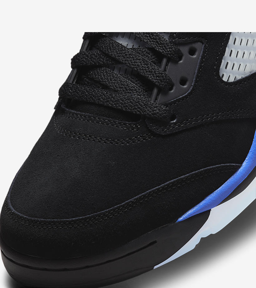 【国内 2/17 発売】ナイキ エア ジョーダン 5 レトロ “ブラック/レーサーブルー” (NIKE AIR JORDAN 5 RETRO “Black/Racer Blue”) [CT4838-004]