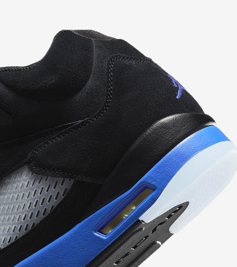 【国内 2/17 発売】ナイキ エア ジョーダン 5 レトロ “ブラック/レーサーブルー” (NIKE AIR JORDAN 5 RETRO “Black/Racer Blue”) [CT4838-004]