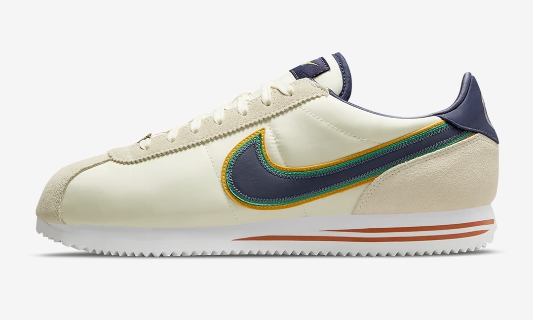 ナイキ コルテッツ ベーシック プレミアム “ココナッツミルク/ダークサルファー” (NIKE CORTEZ BASIC PREMIUM “Coconut Milk/Dark Sulfur”) [DJ5183-100]