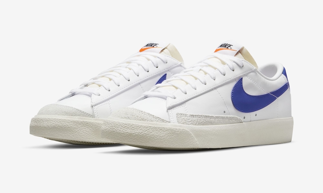 ナイキ ブレーザー ロー 77 ビンテージ “ホワイト/ハイパーロイヤル” (NIKE BLAZER LOW 77 VINTAGE