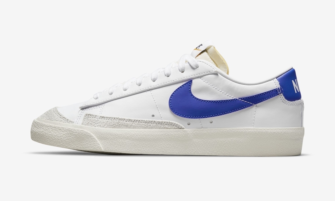 【国内 9/10 発売】ナイキ ブレーザー ロー 77 ビンテージ “ホワイト/ハイパーロイヤル” (NIKE BLAZER LOW 77 VINTAGE “White/Hyper Royal”) [DA6364-103]