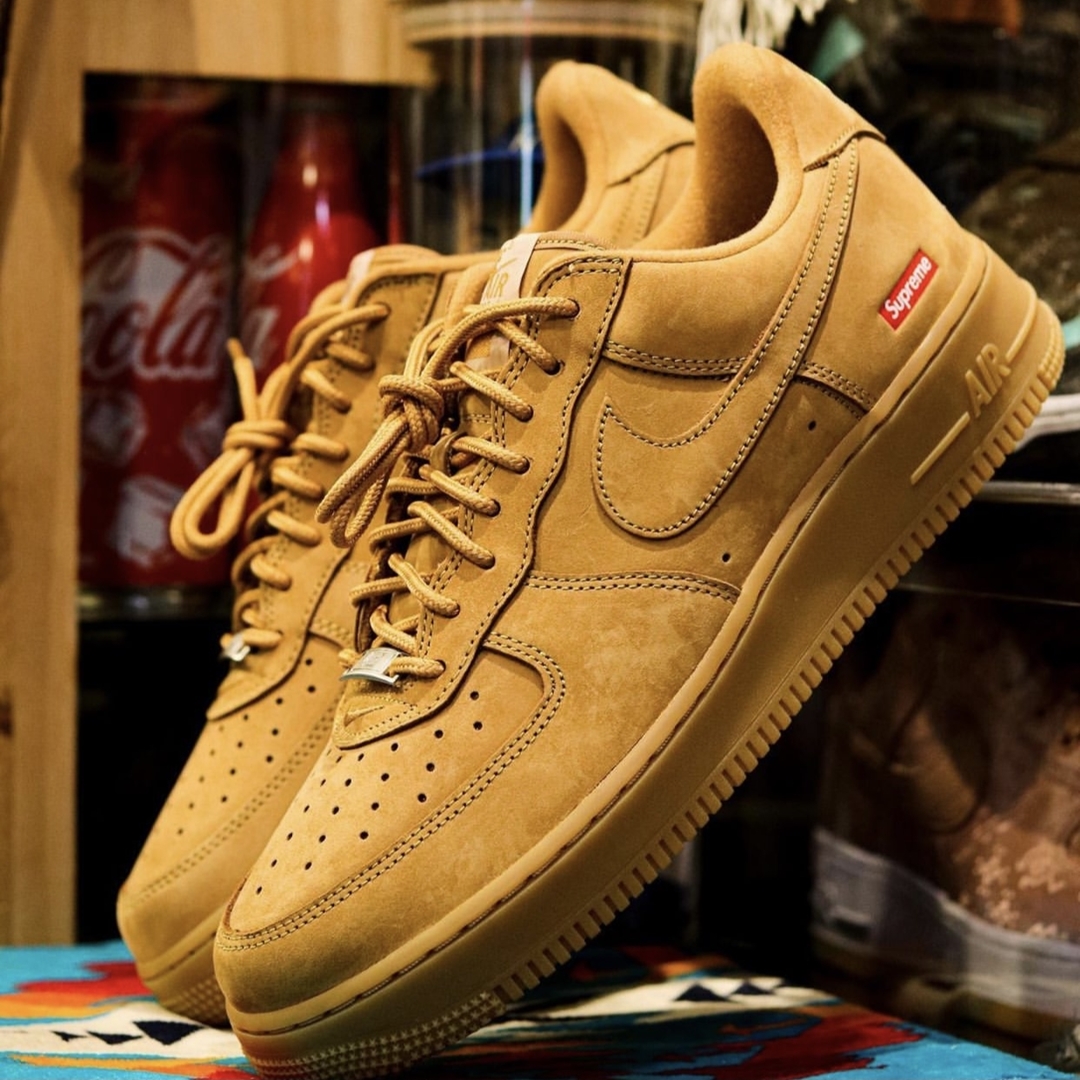 海外 9/2、国内 9/4 発売予定？SUPREME × NIKE AIR FORCE 1 LOW “Flax” (シュプリーム ナイキ エア