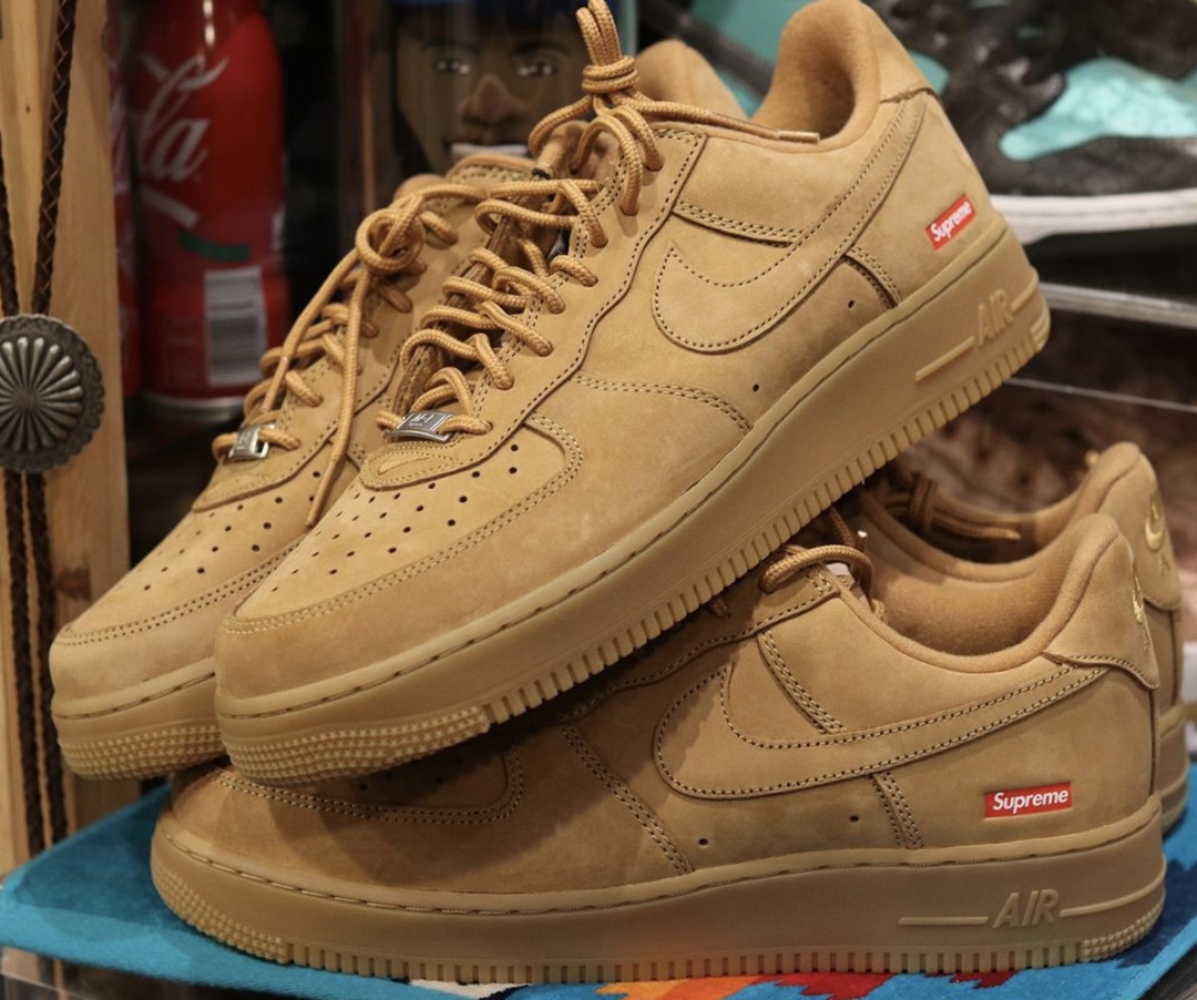 海外 9/2、国内 9/4 発売予定？SUPREME × NIKE AIR FORCE 1 LOW “Flax” (シュプリーム ナイキ エア フォース 1 ロー “フラックス” 2021)