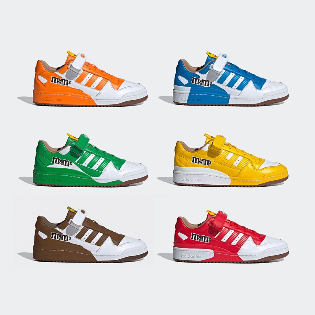 【国内 4/19、5/10 発売】M&M’s x adidas Originals FORUM LOW COLLECTION (“エムアンドエム アディダス オリジナルス フォーラム ロー”)