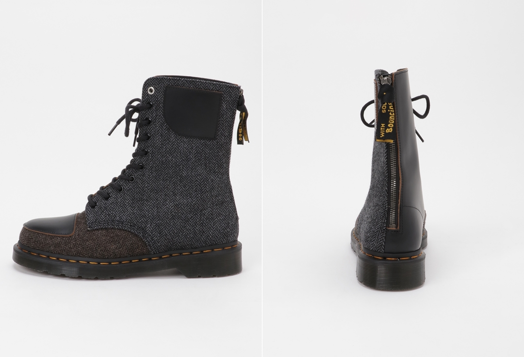 Y’s × Dr. Martens 最新コレクション「Y’s × Dr.Martens 10-EYE BOOT MOON FABRIC」が7/9 発売 (ワイズ ドクターマーチン)